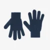 Guantes de lana merina - Azul real