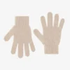 Guantes de lana merina - Blanco marfil