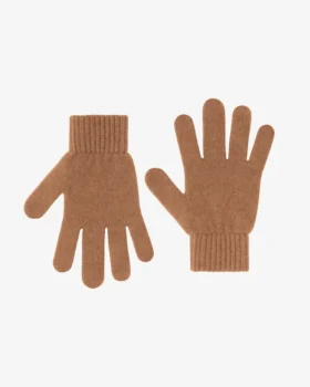 Guantes de lana merina - Camello del Sáhara