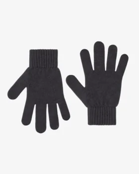 Guantes de lana merina - Gris lava