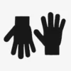 Guantes de lana merina - Negro intenso