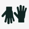 Guantes de lana merina - Verde esmeralda