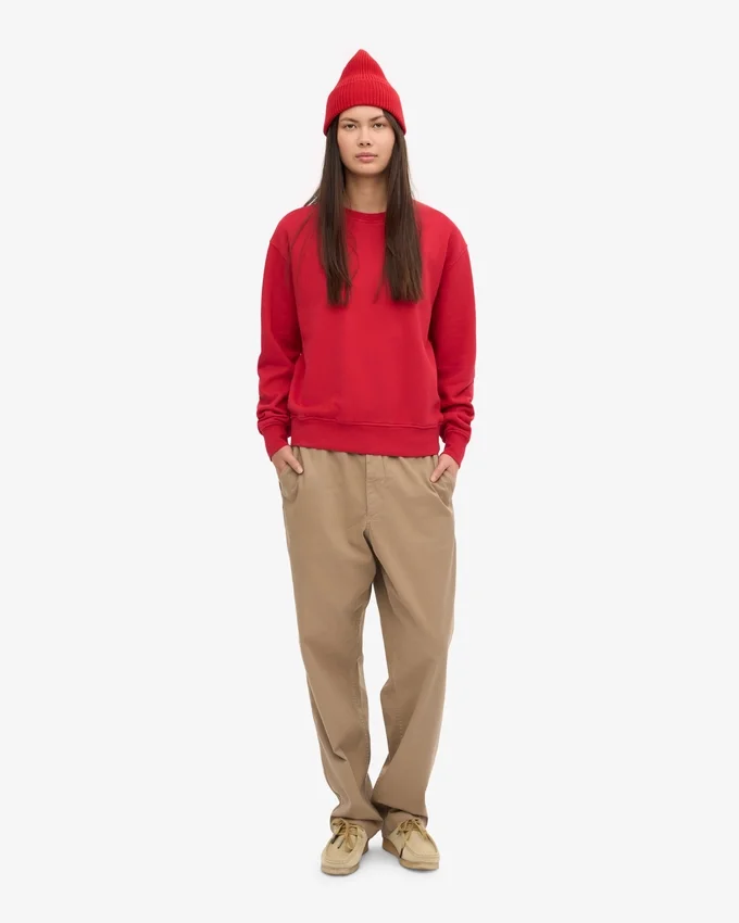 Jersey Classic Organic de algodón para mujer - Rojo escarlata