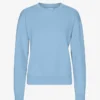 Jersey Classic Organic de cuello redondo para mujer - Azul mar