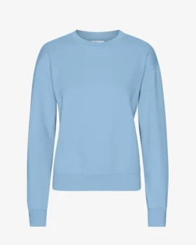 Jersey Classic Organic de cuello redondo para mujer - Azul mar