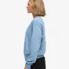 Jersey Classic Organic de cuello redondo para mujer - Azul mar