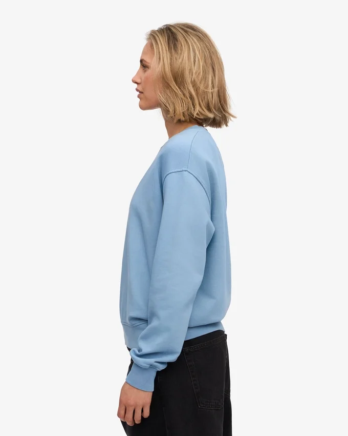 Jersey Classic Organic de cuello redondo para mujer - Azul mar