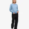 Jersey Classic Organic de cuello redondo para mujer - Azul mar