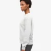 Jersey Classic Organic de cuello redondo para mujer - Gris descolorido