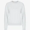 Jersey Classic Organic de cuello redondo para mujer - Mezcla de nieve