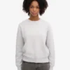 Jersey Classic Organic de cuello redondo para mujer - Mezcla de nieve