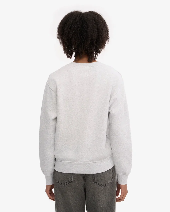 Jersey Classic Organic de cuello redondo para mujer - Mezcla de nieve