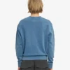 Jersey Classic Organic de cuello redondo para mujer - Índigo descolorido