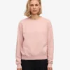 Jersey Classic Organic de cuello redondo para mujer - Rosa descolorido