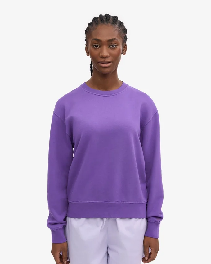 Jersey Classic Organic de cuello redondo para mujer - Ultravioleta