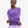 Jersey Classic Organic de cuello redondo para mujer - Ultravioleta