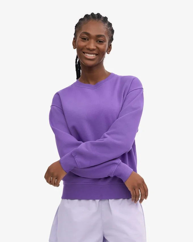 Jersey Classic Organic de cuello redondo para mujer - Ultravioleta