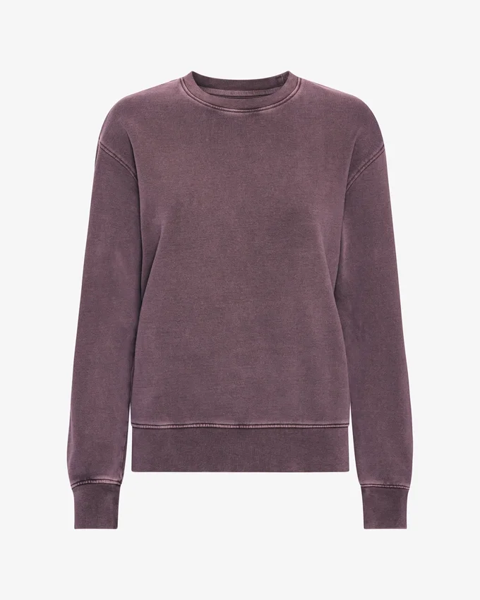 Jersey Classic Organic de cuello redondo para mujer - Uva descolorida