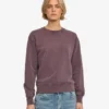 Jersey Classic Organic de cuello redondo para mujer - Uva descolorida