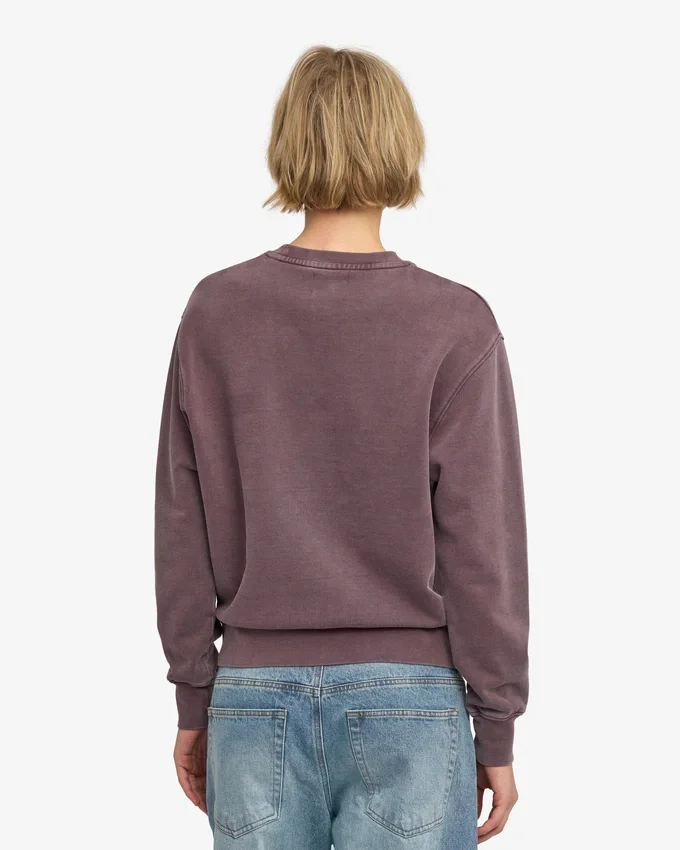 Jersey Classic Organic de cuello redondo para mujer - Uva descolorida