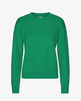 Jersey Classic Organic de cuello redondo para mujer - Verde Kelly