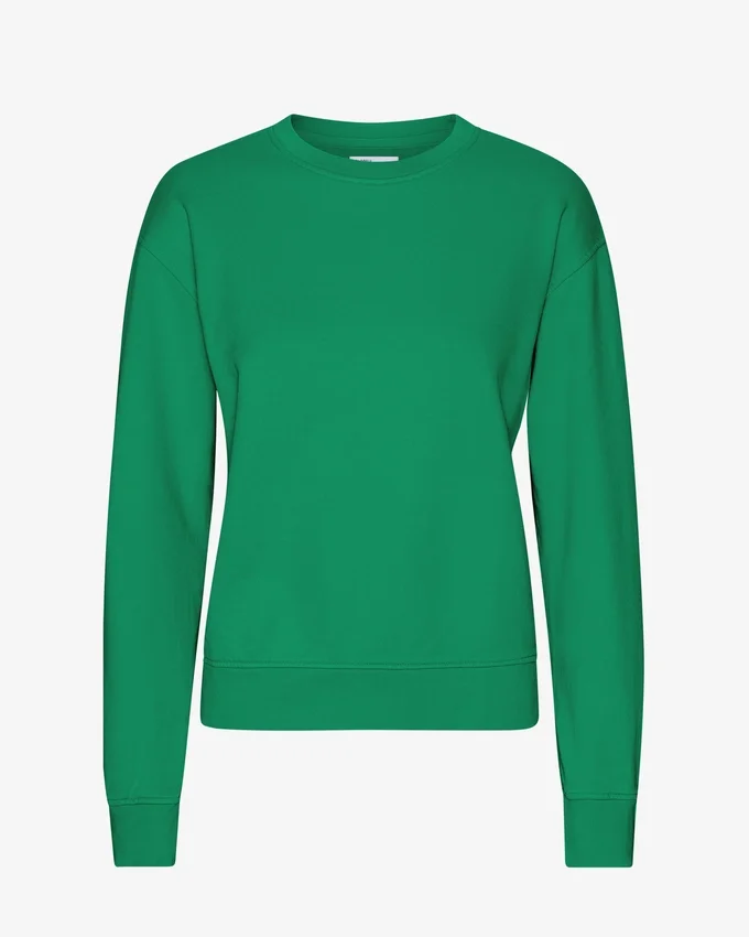 Jersey Classic Organic de cuello redondo para mujer - Verde Kelly