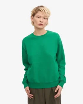 Jersey Classic Organic de cuello redondo para mujer – Verde Kelly