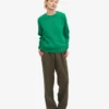 Jersey Classic Organic de cuello redondo para mujer - Verde Kelly