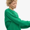 Jersey Classic Organic de cuello redondo para mujer - Verde Kelly