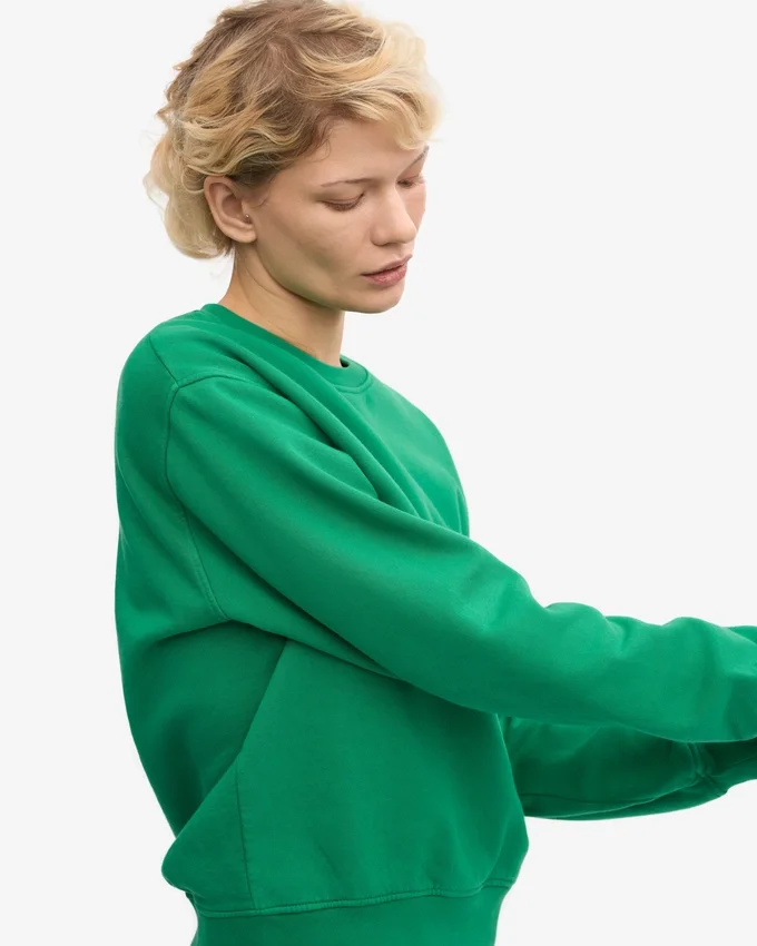 Jersey Classic Organic de cuello redondo para mujer - Verde Kelly