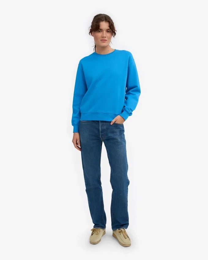 Jersey Classic Organic de manga corta para mujer - Azul Pacífico