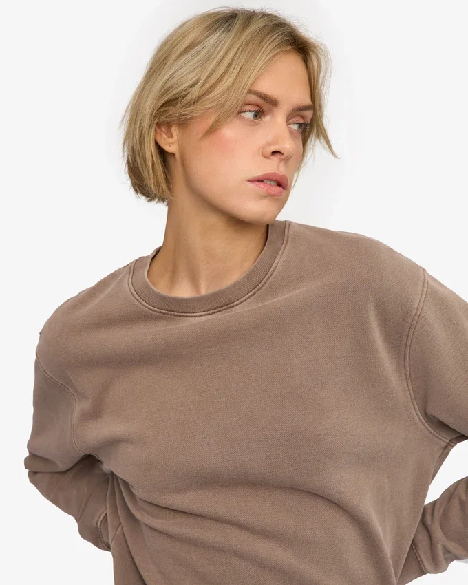 Jersey Classic Organic de mujer - Caqui descolorido
