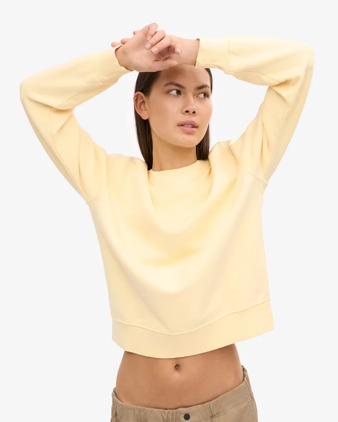 Jersey Classic Organic para mujer - Amarillo suave