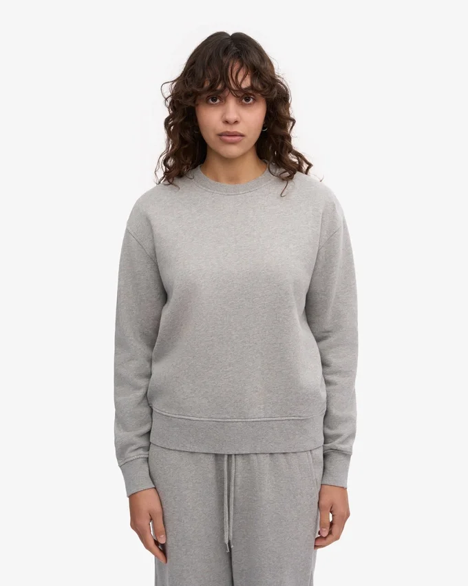 Jersey Classic Organic para mujer - Gris jaspeado