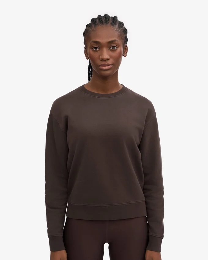 Jersey Classic Organic para mujer - Marrón café