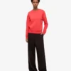 Jersey Classic Organic para mujer - Rojo mandarina