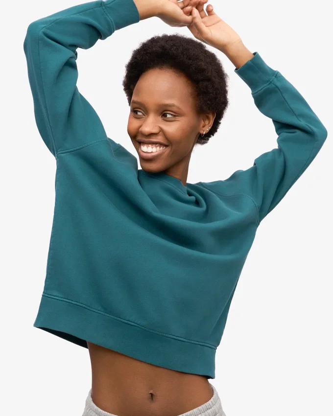 Jersey Classic Organic para mujer - Verde océano