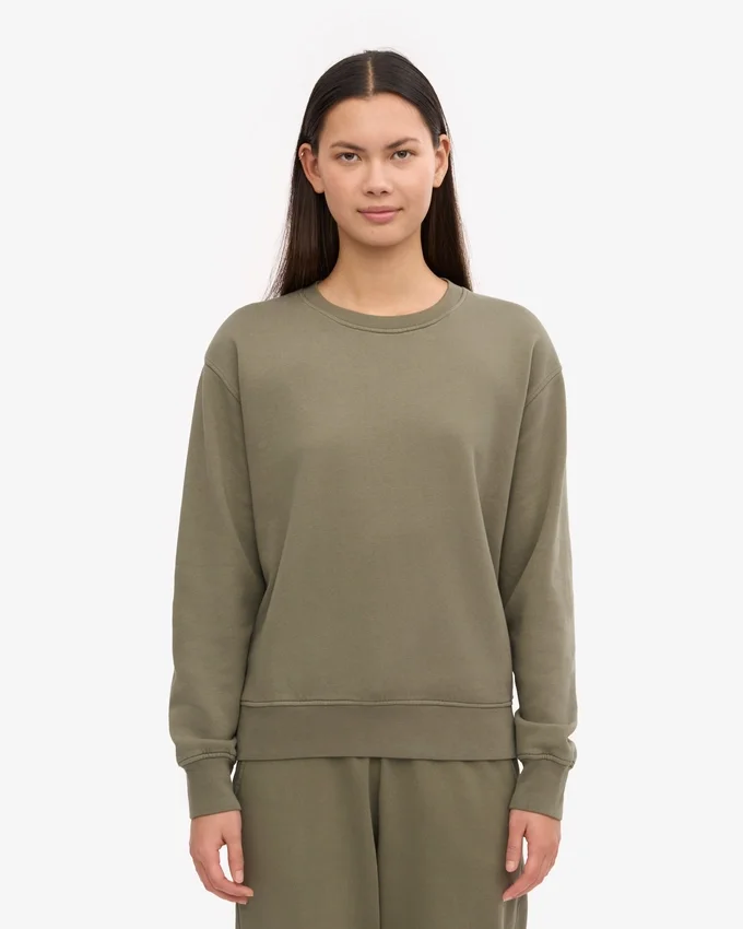 Jersey Classic Organic para mujer - Verde oliva apagado