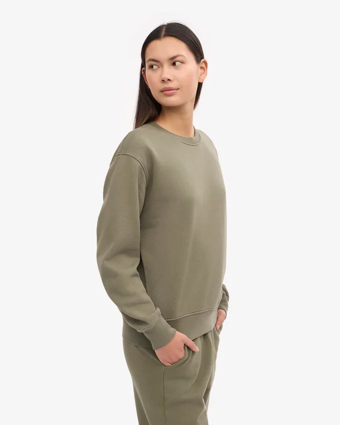Jersey Classic Organic para mujer - Verde oliva apagado