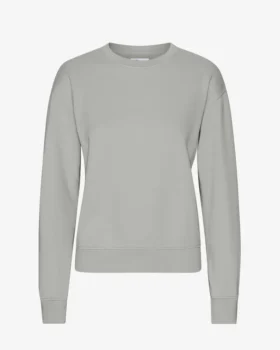 Jersey clásico de cuello redondo Classic Organic para mujer - Azul acero