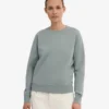 Jersey clásico de cuello redondo Classic Organic para mujer - Azul acero