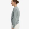 Jersey clásico de cuello redondo Classic Organic para mujer - Azul acero
