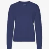 Jersey clásico de cuello redondo Classic Organic para mujer - Azul marino