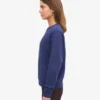 Jersey clásico de cuello redondo Classic Organic para mujer - Azul marino