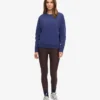 Jersey clásico de cuello redondo Classic Organic para mujer - Azul marino