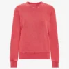 Jersey clásico de cuello redondo Classic Organic para mujer - Rojo descolorido