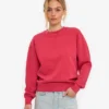 Jersey clásico de cuello redondo Classic Organic para mujer - Rojo descolorido