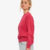 Jersey clásico de cuello redondo Classic Organic para mujer - Rojo descolorido