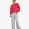 Jersey clásico de cuello redondo Classic Organic para mujer - Rojo descolorido