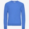 Jersey clásico de lana merina - Azul Pacífico